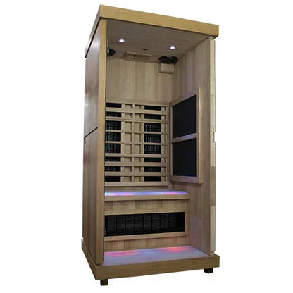 AuraHeats AH-1 Solo Full Spectrum Infrared Sauna-AuraHeats Saunas-HQ Sauna