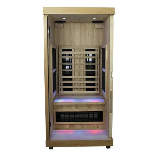 AuraHeats AH-1 Solo Full Spectrum Infrared Sauna-AuraHeats Saunas-HQ Sauna