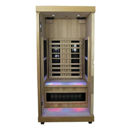 AuraHeats AH-1 Solo Full Spectrum Infrared Sauna-AuraHeats Saunas-HQ Sauna