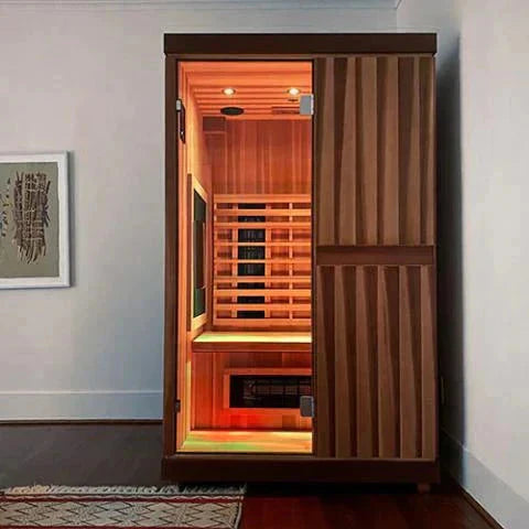 AuraHeats AH-2 Dual Full Spectrum Infrared Sauna-AuraHeats Saunas-HQ Sauna