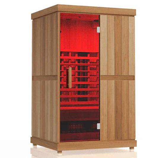 AuraHeats AH-2 Dual Full Spectrum Infrared Sauna-AuraHeats Saunas-HQ Sauna