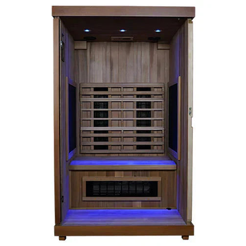 AuraHeats AH-2 Dual Full Spectrum Infrared Sauna-AuraHeats Saunas-HQ Sauna