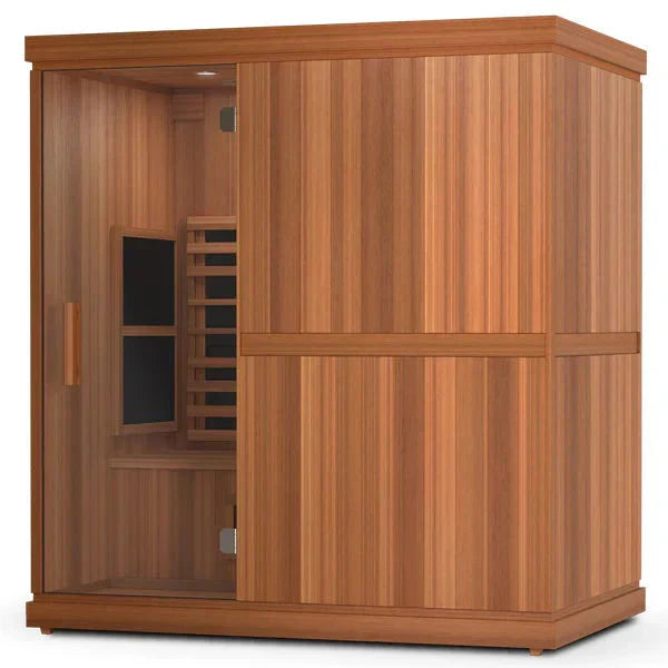 AuraHeats AH-3 Trio Full Spectrum Infrared Sauna-AuraHeats Saunas-HQ Sauna