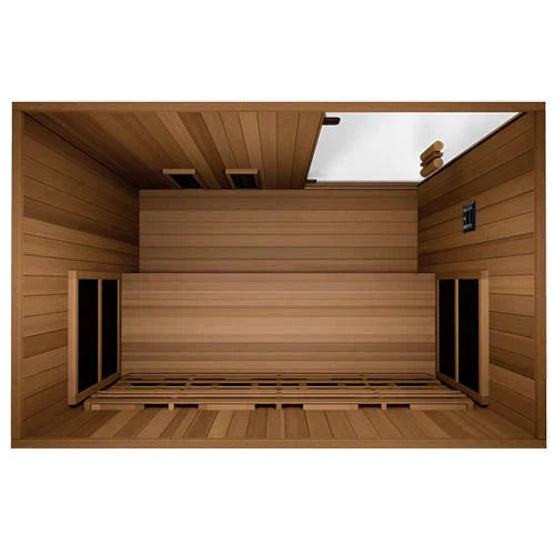 AuraHeats AH-3 Trio Full Spectrum Infrared Sauna-AuraHeats Saunas-HQ Sauna