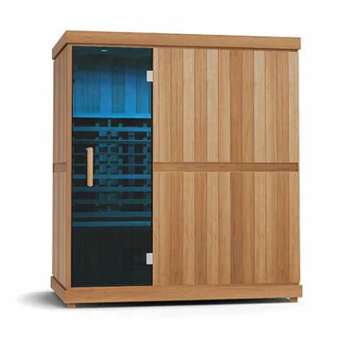 AuraHeats AH-3 Trio Full Spectrum Infrared Sauna-AuraHeats Saunas-HQ Sauna