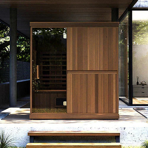 AuraHeats AH-3 Trio Full Spectrum Infrared Sauna-AuraHeats Saunas-HQ Sauna